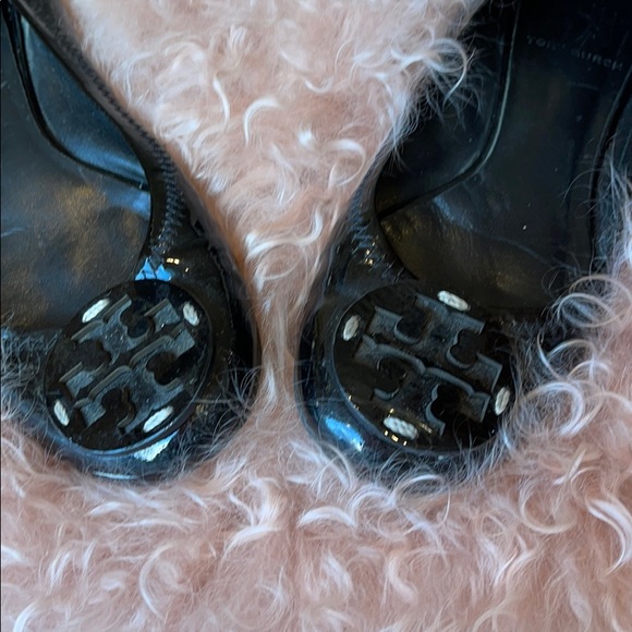 Tory Burch Reva. classic patent leather flats sz 5 - Picture 2 of 5